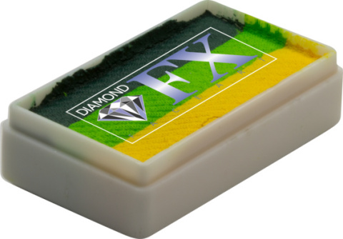 Farba do malowania twarzy i ciała Diamond FX Split Cake 28 g FOREST Farba do malowania twarzy i ciała Diamond FX Split Cake 28 g FOREST