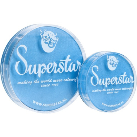 Farba do malowania twarzy i ciała Superstar 16g Baby Blue shimmer Farba do malowania twarzy i ciała Superstar 16g Baby Blue shimmer