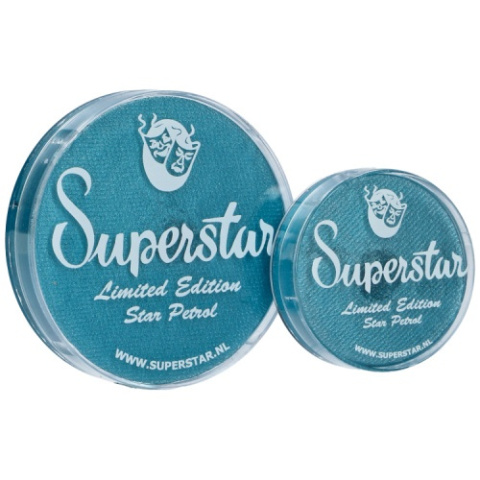 Farba do malowania twarzy i ciała Superstar 16g Star Petrol Blue shimmer Farba do malowania twarzy i ciała Superstar 16g Star Petrol Blue shimmer