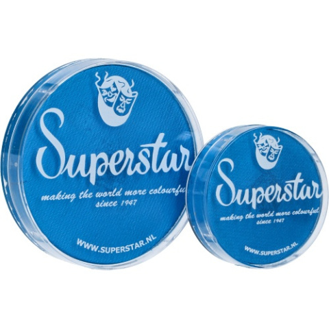 Farba do malowania twarzy i ciała Superstar 16g London sky Blue shimmer Farba do malowania twarzy i ciała Superstar 16g London sky Blue shimmer