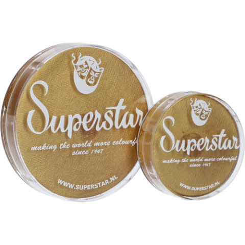 Farba do malowania twarzy i ciała Superstar 16g Gold shimmer Farba do malowania twarzy i ciała Superstar 16g Gold shimmer