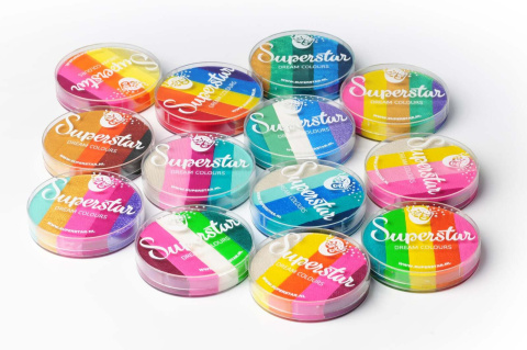 Farba do malowania twarzy i ciała Superstar Split Cake Candy 45 g Farba do malowania twarzy i ciała Superstar Split Cake Candy 45 g