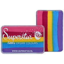 Farba do malowania twarzy i ciała Superstar Split Cake Little Rainbow 30g Farba do malowania twarzy i ciała Superstar Split Cake Little Rainbow 30g