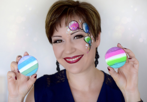 Farba do malowania twarzy i ciała Superstar Split Cake Mermaid 45 g Farba do malowania twarzy i ciała Superstar Split Cake Mermaid 45 g