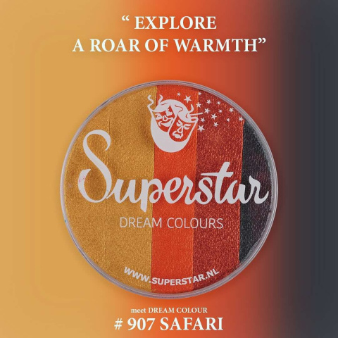 Farba do malowania twarzy i ciała Superstar Split Cake Safari 45g Farba do malowania twarzy i ciała Superstar Split Cake Safari 45g