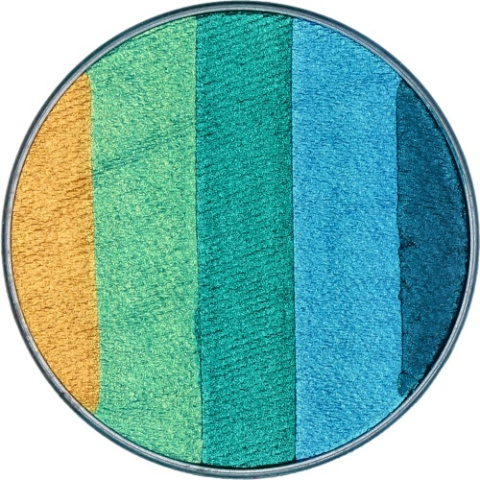 Farba do malowania twarzy i ciała Superstar Split Cake Emerald 45g Farba do malowania twarzy i ciała Superstar Split Cake Emerald 45g