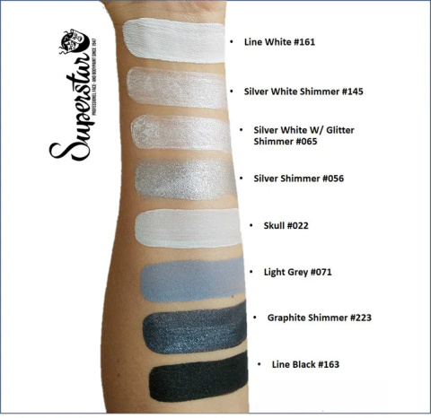 Farba do malowania twarzy i ciała Superstar White 16g Farba do malowania twarzy i ciała Superstar White 16g