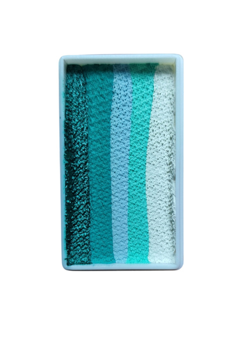 Farba do twarzy i ciała Diamond FX Split Cake 28 g GREEN FAIRY Farba do twarzy i ciała Diamond FX Split Cake 28 g GREEN FAIRY