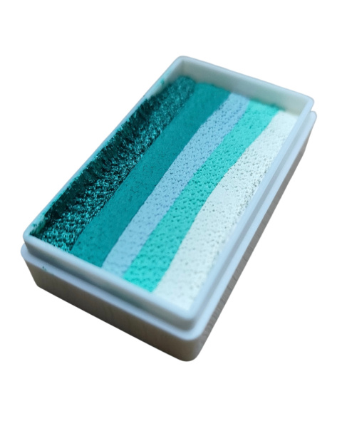 Farba do twarzy i ciała Diamond FX Split Cake 28 g GREEN FAIRY Farba do twarzy i ciała Diamond FX Split Cake 28 g GREEN FAIRY