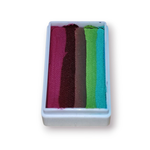Farba do malowania twarzy i ciała Diamond FX Split Cake 28 g TROPICS Farba do malowania twarzy i ciała Diamond FX Split Cake 28 g TROPICS