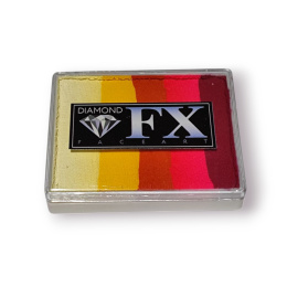 Farba do malowania twarzy i ciała Diamond FX Split Cake 50g Sunset