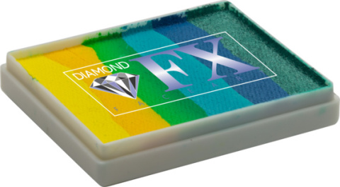 Farba do malowania twarzy i ciała Diamond FX Split Cake 50g Smiling Parrot Farba do malowania twarzy i ciała Diamond FX Split Cake 50g Smiling Parrot