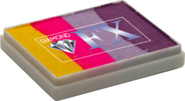 Farba do malowania twarzy i ciała Diamond FX Split Cake 50g Flower Heather