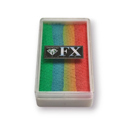 Farba do twarzy i ciała Diamond FX Split Cake 28 g Intense Rainbow