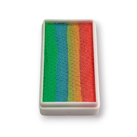 Farba do twarzy i ciała Diamond FX Split Cake 28 g Intense Rainbow Farba do twarzy i ciała Diamond FX Split Cake 28 g Intense Rainbow
