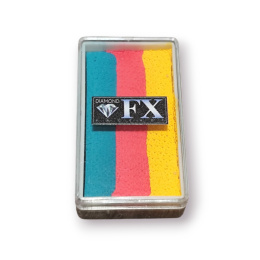 Farba do twarzy i ciała Diamond FX Split Cake 28 g Hawaiian Cocktail