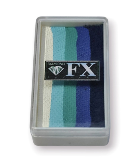 Farba do twarzy i ciała Diamond FX Split Cake 28 g CALM OCEAN Farba do twarzy i ciała Diamond FX Split Cake 28 g CALM OCEAN