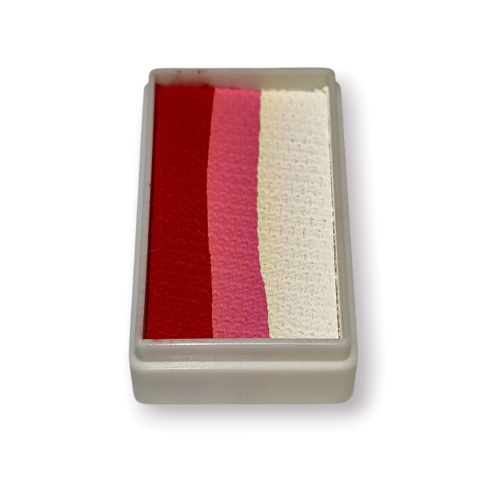 Farba do twarzy i ciała Diamond FX Split Cake 28 g Strawberry Delight Farba do twarzy i ciała Diamond FX Split Cake 28 g Strawberry Delight