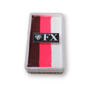 Farba do twarzy i ciała Diamond FX Split Cake 28 g Strong Rose