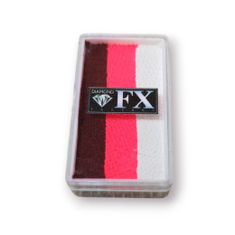 Farba do twarzy i ciała Diamond FX Split Cake 28 g Strong Rose