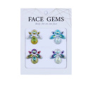 Naklejki błyszczące kryształki kolorowe 3D na twarz Face Gems Naklejki błyszczące kryształki kolorowe 3D na twarz Face Gems