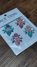 Naklejki błyszczące kryształki kolorowe 3D na twarz Face Gems Naklejki błyszczące kryształki kolorowe 3D na twarz Face Gems