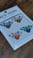 Naklejki błyszczące kryształki kolorowe 3D na twarz Face Gems Naklejki błyszczące kryształki kolorowe 3D na twarz Face Gems
